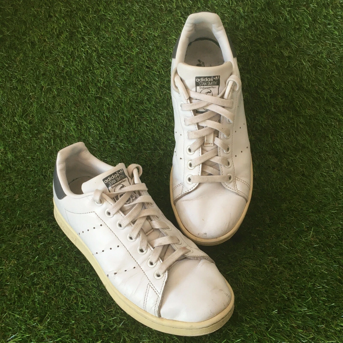 Adidas Original Stan Smith MENS WOMENS White Leather Trainers 6 EU 39.5 | eBay