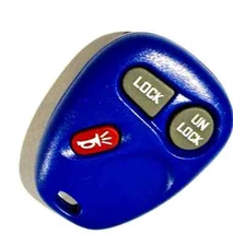Blue keyless entry remote control GM 15042968 transmitter beeper Chevy Tahoe fob