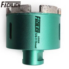 68mm Welded Diamond Drilling Core Bits Hole Saw Drilling Marble Granite 5/8-11