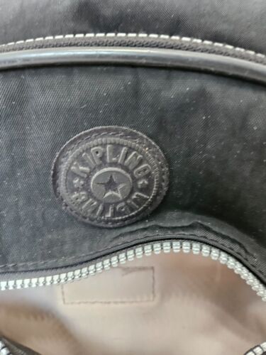 Kipling Sausalito Nylon Wheeled Rolling Carry On Backpack Black ! - Picture 3 of 17