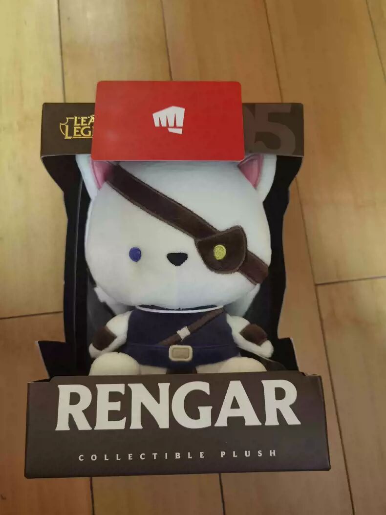 Lol Official League of Legends Rengar Mini Stuffed Pridestalker
