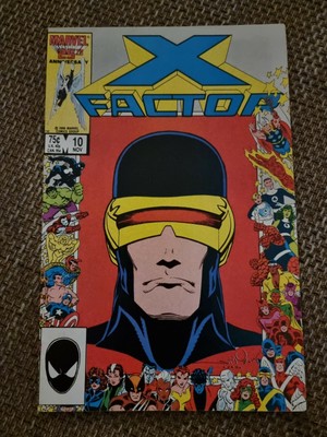 X-FACTOR Vol. 1 # 10 November 1986 MARVEL Comics - Cyclobs 