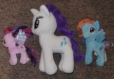 My Little Pony Plush Stuffed Animals Set Of 3 Hasbro