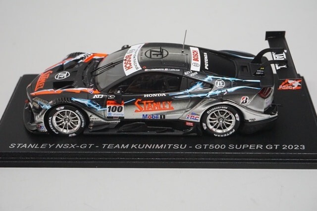 （新品未開封）spark 2023 STANLEY NSX-GT SGT065 1:43 Spark SGT065 Honda Stanley NSX-GT TEAM KUNIMITSU GT500