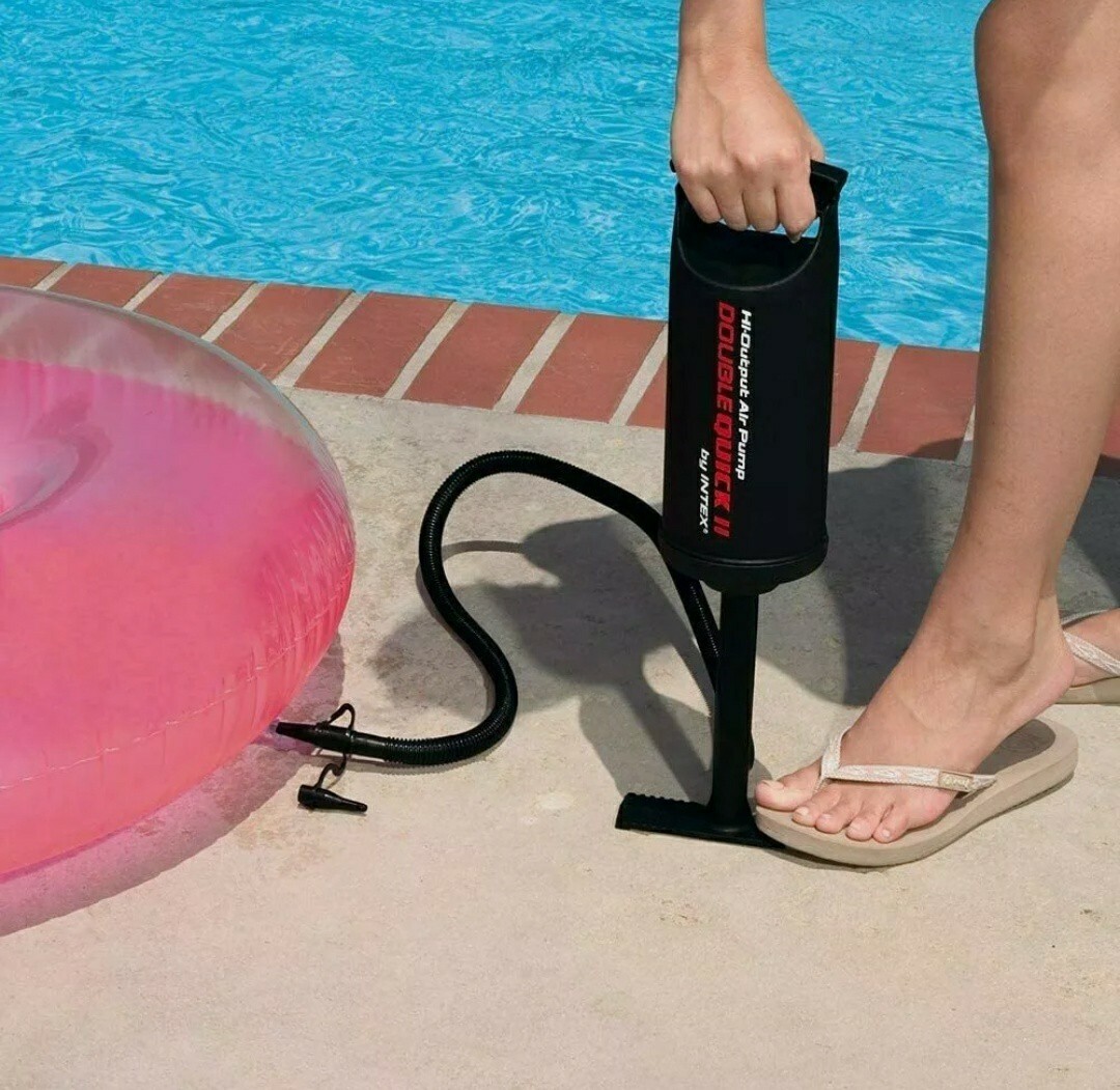 Intex Double Quick II Hand Pump 68614 Hi-Output Air Pump~ 14