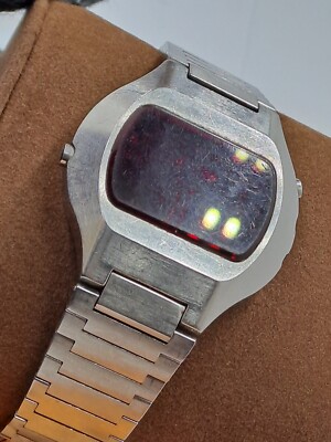 XRARE RICOH RIQUARTZ LED 870004 DIGITAL JAPAN QUARTZ MEN'S XRARE RICOH RIQUARTZ LED 870004 DIGITAL JAPAN QUARTZ MEN'S