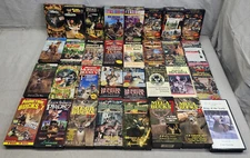 32 Hunting VHS Tapes Lot Whitetail Deer Primos The Truth Realtree Monster Bucks