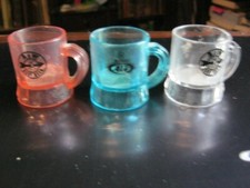 A&W Miniature Plastic Mugs
