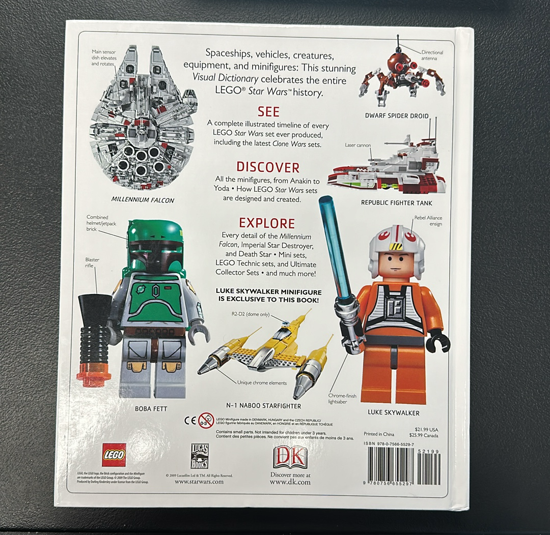 Lego Star Wars: The Visual Dictionary by Beecroft, Simon (B143) NO