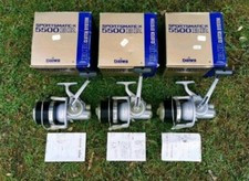 3 × Daiwa Sportsmatic-X 5500 BR Freewheel Reels Similar Infinity-X 5500 BR Carp