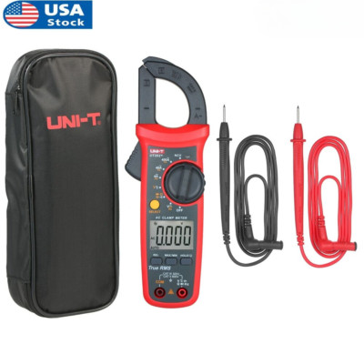 UT202+ UNI-T Handheld True RMS Digital Clamp Meter Multimeter AC DC Volt NCV Tes