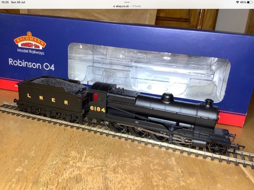 Bachmann 31-003A LNER schwarze 2-8-0 Robinson 04 Class Lokomotive 6184 | Zustand: New