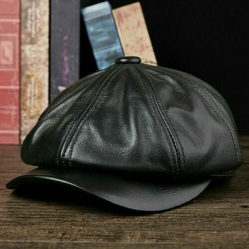 LOUIS VUITTON MP2605 Monogram Newsboy cap 1.1 Leather Cap 