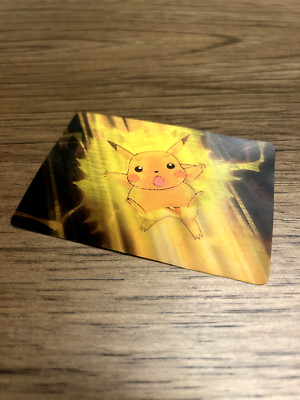 Pokemon Lenticular Pikachu Viz Video Pioneer PIKA-0018D DVD 3D Promo Card