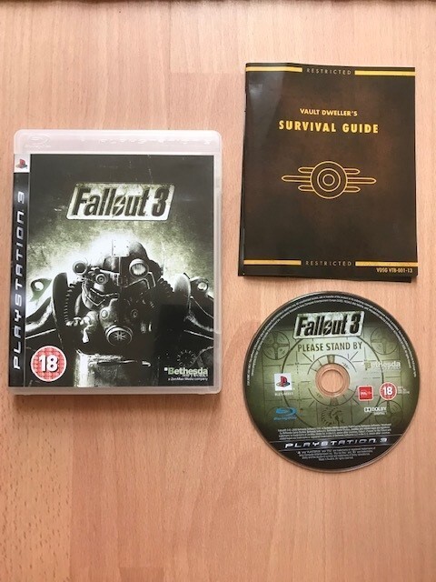 Fallout 3 Game PS3 Playstation 3 - Very Good Condition
