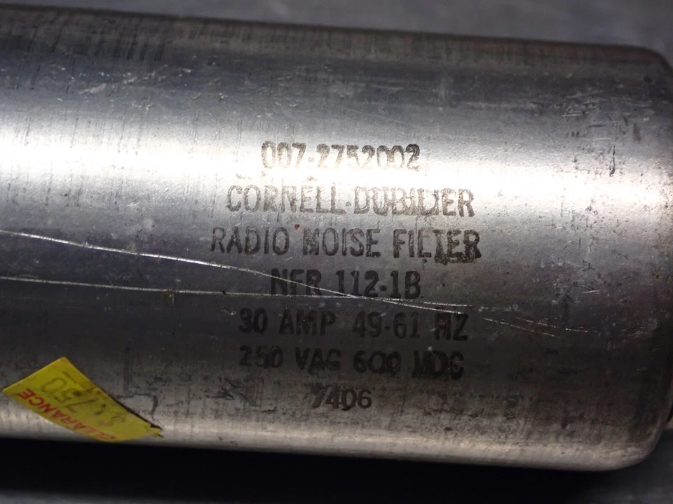Cornell Dubilier 007-2752002 NFR 112-1B 30A 49-61Hz 250VAC 600VDC Nuevo (Lote de 2) Foto 4 de 4