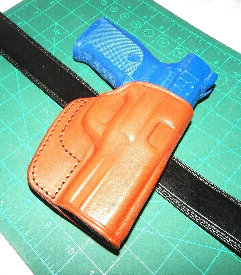 Tagua CDH3-352 RH Brown Leather CROSSDRAW Holster for Ruger SR9 SR40 9E - Image 3 of 4