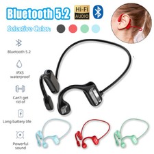 Bone Conduction Headset Wireless Bluetooth 5.2 Open Ear Headphones Outdoor Sport