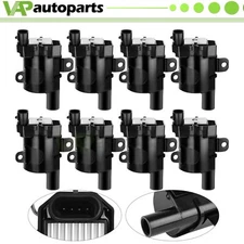 For Chevrolet Silverado GMC Sierra 1500 5.3L 4.8L UF262 8 Round Ignition Coils
