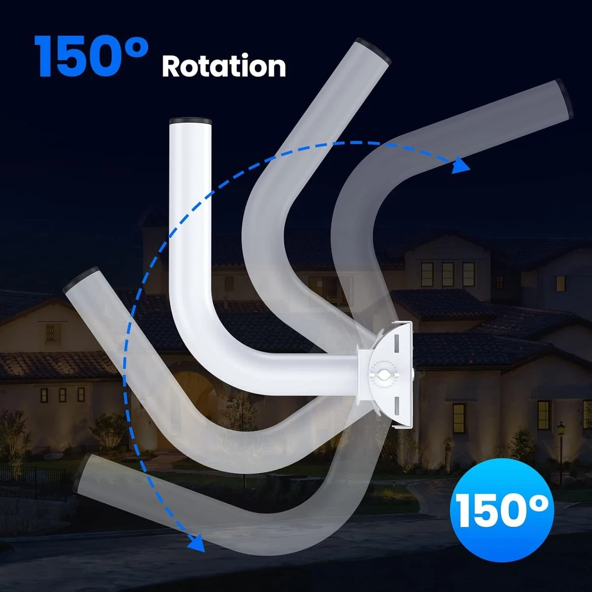 Pole And Wall-Mounted Mount For Outdoor Point To Point AP Access.