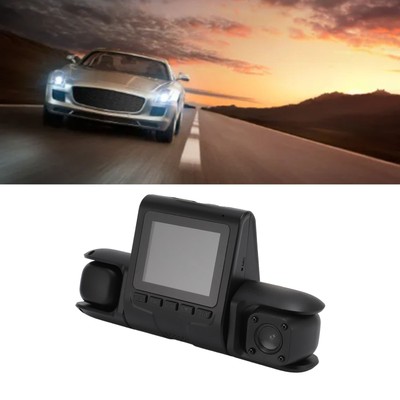 2in Front Rear Inside Dash Cam Wireless 1080P 5MP Wide Angle Three Channel D Kit