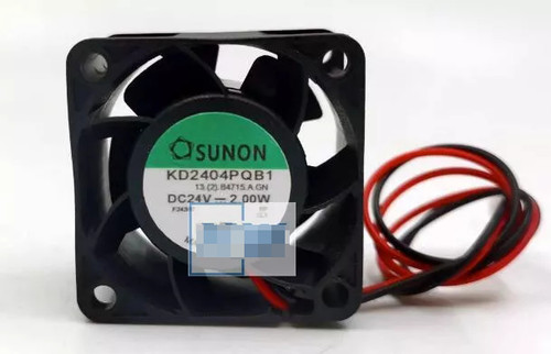 Replacement Cooling Fan For SUNON KD2404PQB1 - DC24V, 2.00W, 4cm X 4cm Size, New