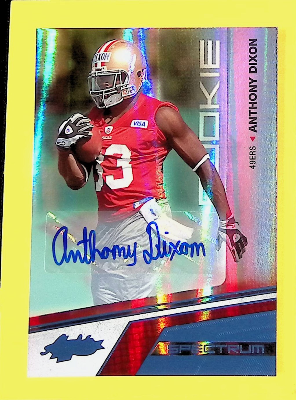 Anthony Dixon Panini Crown Royale #105 Autograph