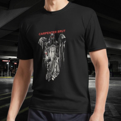 Carpenter brut art - logo Active T-Shirt Funny Size Mode American T-shirt