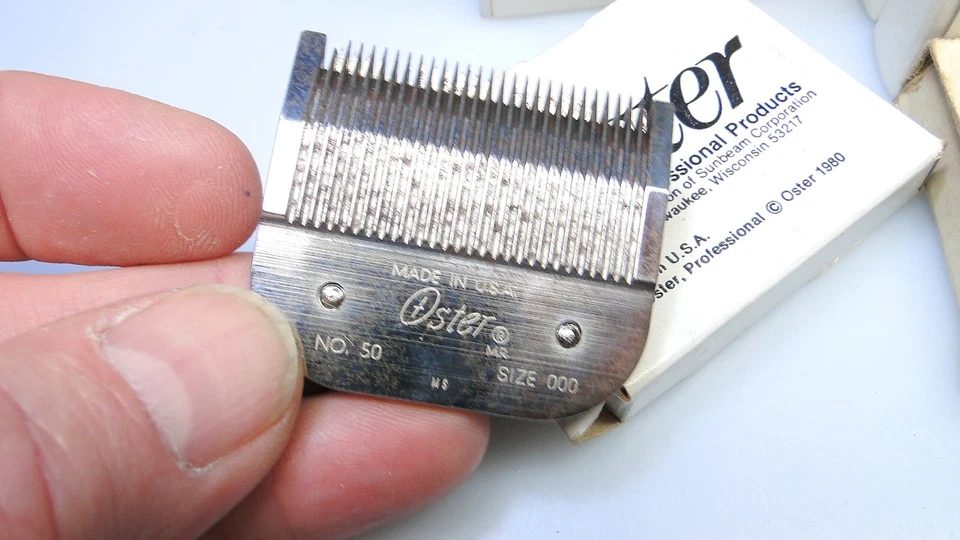 Lote De Colección Cuchillas De Afeitar Oster Pro Cuchillas De Cortar Barbero con Cajas Varios Tamaños Foto 4 de 4