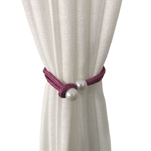 2 pz tenda cravatta schienale corda di raso spesso resistente decorazione casa fibbia - Foto 37 di 39