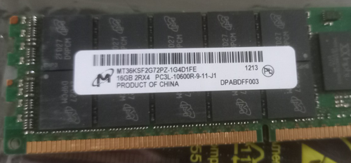 Qty 12 HP memory 2R X 4 PC3L-10600R 16GB Ram PN 628974-081 SP 632204-001 DIMMs - Picture 2 of 3