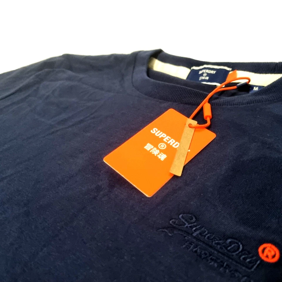 SuperDry Vintage Logo T Shirt Blue Crew Neck Tee Short Sleeve BNWT Men Size M - image 3 of 4