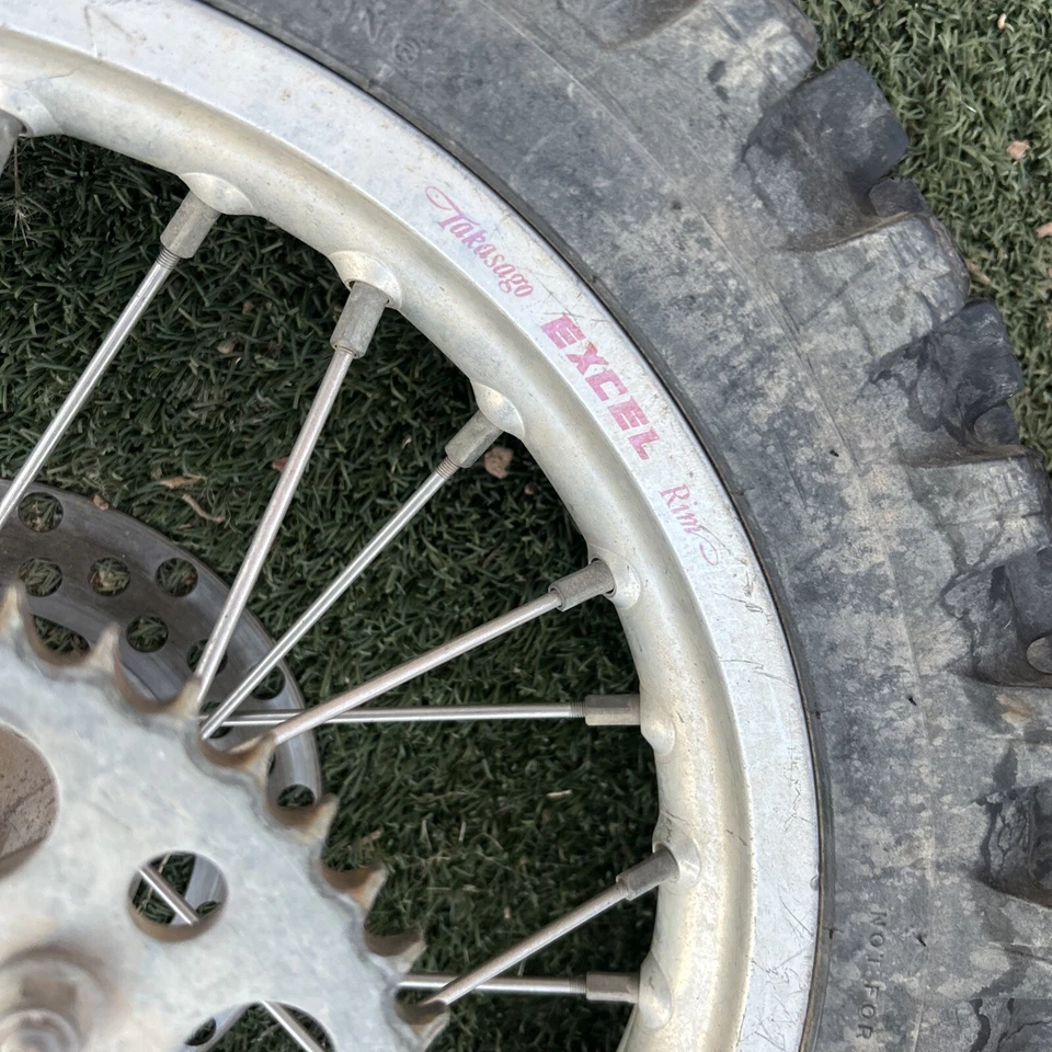 2001-2013 OEM KAWASAKI KX 85 KX85 14” conjunto de cubo de pneu aro de roda traseira (14x1,60) - Imagem 4 de 4