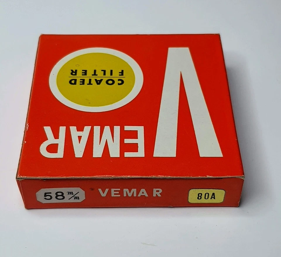 Genuine Vemar 58mm 80A 80-A 80 A Color Conversion Glass Lens Filter Japan 58 mm - Image 4 of 4
