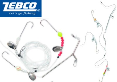 Zebco Flatty Boat Rig 2 / Naturködermontage für die Bootsangelei