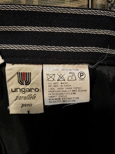 Original Ungaro parallele Paris Gr. 12 Dt.Gr.40 Complet, Mantel/Rock-Vintage! - Bild 9 von 9