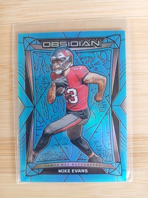 2024 Mike Evans Panini Blue Obsidian /25 #185 (Jerry Rice record tying season)