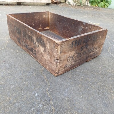 Antique Fray Bentos box