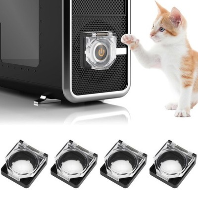 Für 22mm PC Tastenabdeckung Set 4tlg für Druckschalter Haushalt Industrie