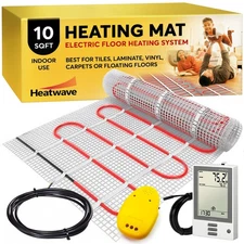 Electric Floor Heating System for Tile Heated Flooring System for Bathroom Floor