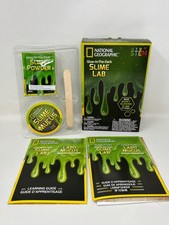 NATIONAL GEOGRAPHIC Slime DIY Science Lab Make Gooey Glowing Slime Green