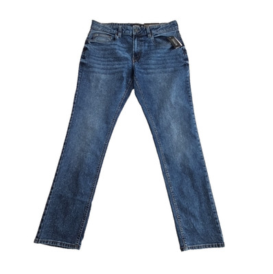 NWT Buffalo David Bitton Ash Jeans Men's Size 34x32 Med Wash Slim Fit MSRP$109