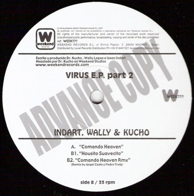 Indart - Virus E.P. Part 2, 12'', (Vinyl)