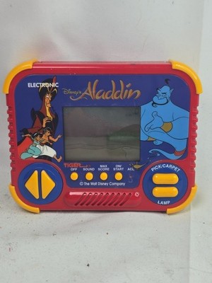 Vintage 1990 Tiger Electronic Disney's Aladdin Handheld Game Working 
