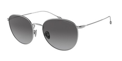 Giorgio Armani Unisex Sunglasses AR6114 301511 Silver Gray