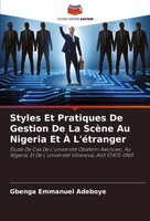 Gbenga Emmanuel Adeboye | Styles Et Pratiques De Gestion De La ScèNe Au...