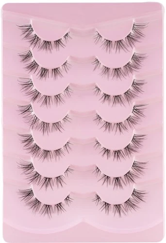 Natural Look Cluster Lashes Extensions Fluffy Lash Clusters Fake Eyelashes C ... image 7