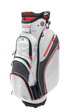 New Bag Boy Golf Chiller Cart Bag White/Charcoal/Red 