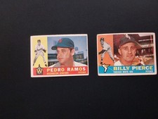 1960 Topps Pedro Ramos & Billy Pierce ~ Low Grade 