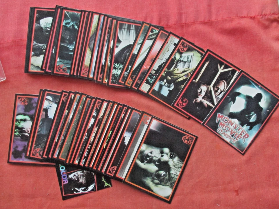 Juego completo numerado serie 1 cartas clásicas de películas de monstruos 1124/2000 Foto 4 de 4